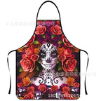 Waterproof Polyester Apron | 3D Printed Cartoon Barbecue Apron