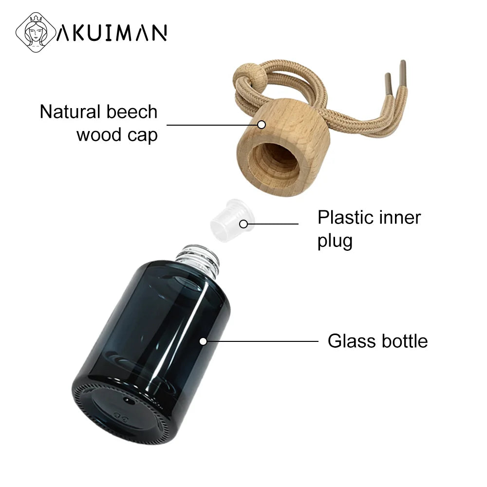 Custom Glass Car Perfume Bottles 1,000 MOQ | Magnetic Gift Box Luxury