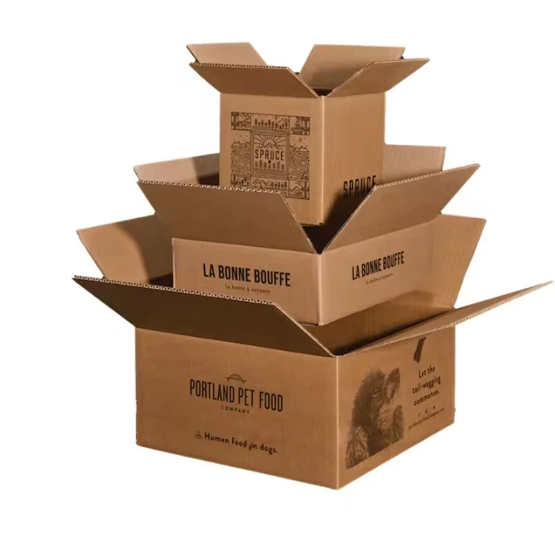 5-Ply Corrugated Shipping Boxes: 500 MOQ, 8-Day Lead, 6-7mm | ISO Certified E-commerce Packaging