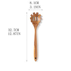 Acacia Teak Wood Utensil Set 9-Piece | Non-Stick | 1 MOQ | Custom Logo