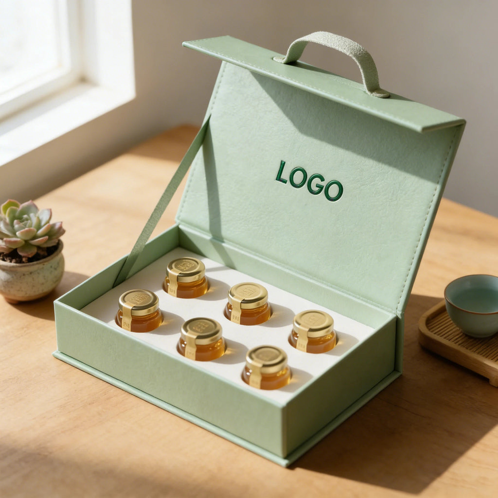 ISO9001 Custom Stamped Logo Gift Box | MOQ 500 Boxes