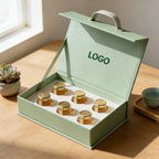 ISO9001 Custom Stamped Logo Gift Box | MOQ 500 Boxes
