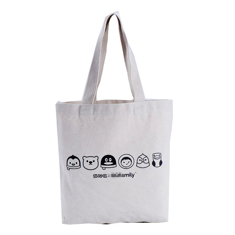 Custom Recycled Cotton Tote Bag – Eco-Friendly Promotional Shopping Bags With Logo Printing