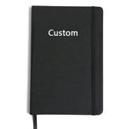 Custom A5 Leather Notebook with Logo | 100 Pcs MOQ Thread-Sewn PU Journal