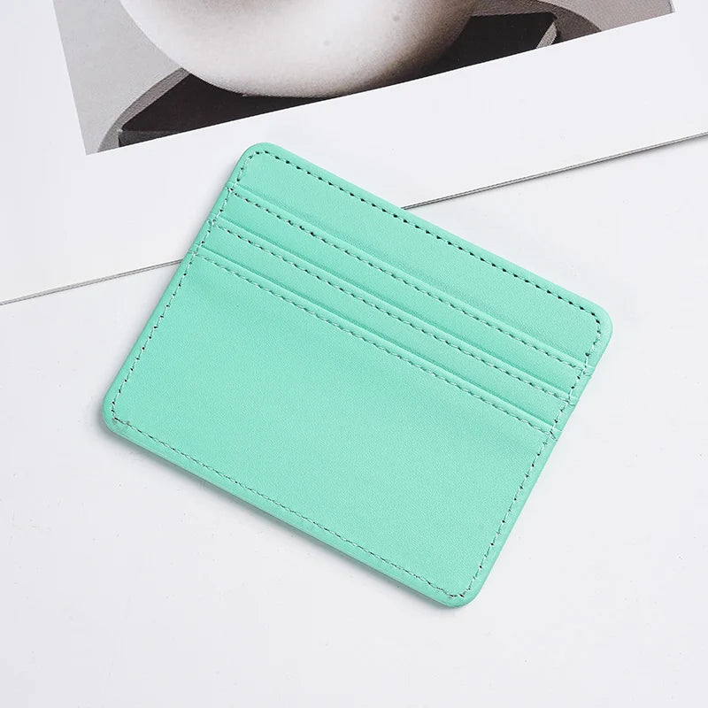 Custom PU Leather RFID Wallet | Soft Cow Pebble Credit Card Holder for Men Women | Bulk Corporate Gifts