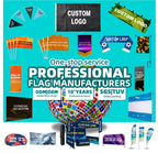 Custom 3x5ft Sublimation Flags | Double-Sided Outdoor Flags | 10 MOQ | 5-Day Lead Time