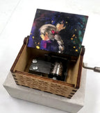 Wooden Hand-Cranked Music Box | Howl's Moving Castle | 10 MOQ | Custom