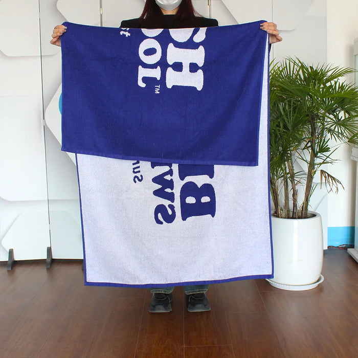 Custom Cotton Beach Towel for Resorts, Summer Events & Branded Gift Programs