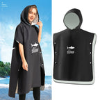 Custom Synthetic Anti-Odor Beach Changing Robe Poncho