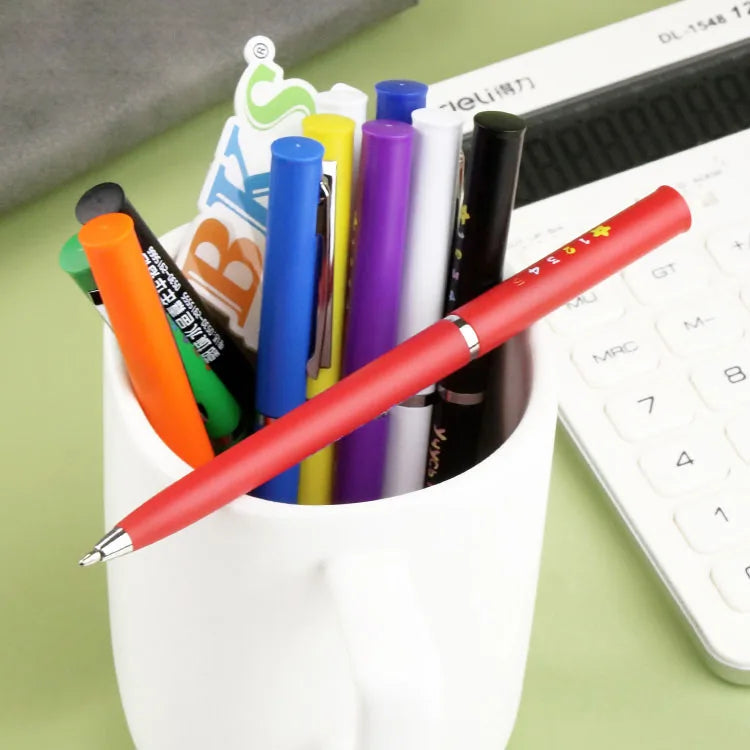 Custom Ballpoint Pens with Logo – 100 MOQ, UV Printing, 6g