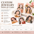 Custom Jewelry Display Cards | 400gsm | Gold Foil | Free Design