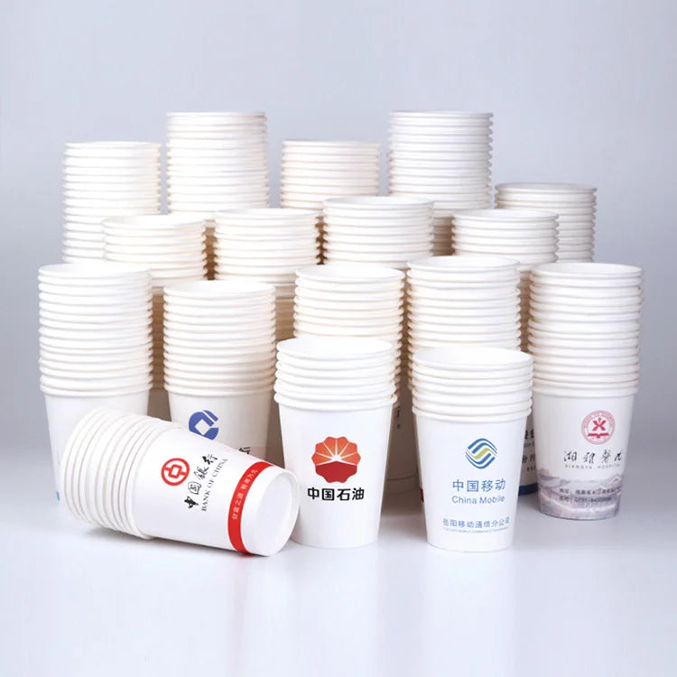 Cheap Custom Logo Single Wall Craft Paper Cup for Hot Drinks | MOQ 5,000