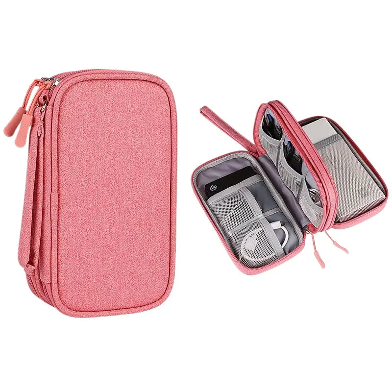 Custom Travel Cable Organizer Pouch with Logo | MOQ 10 Pcs