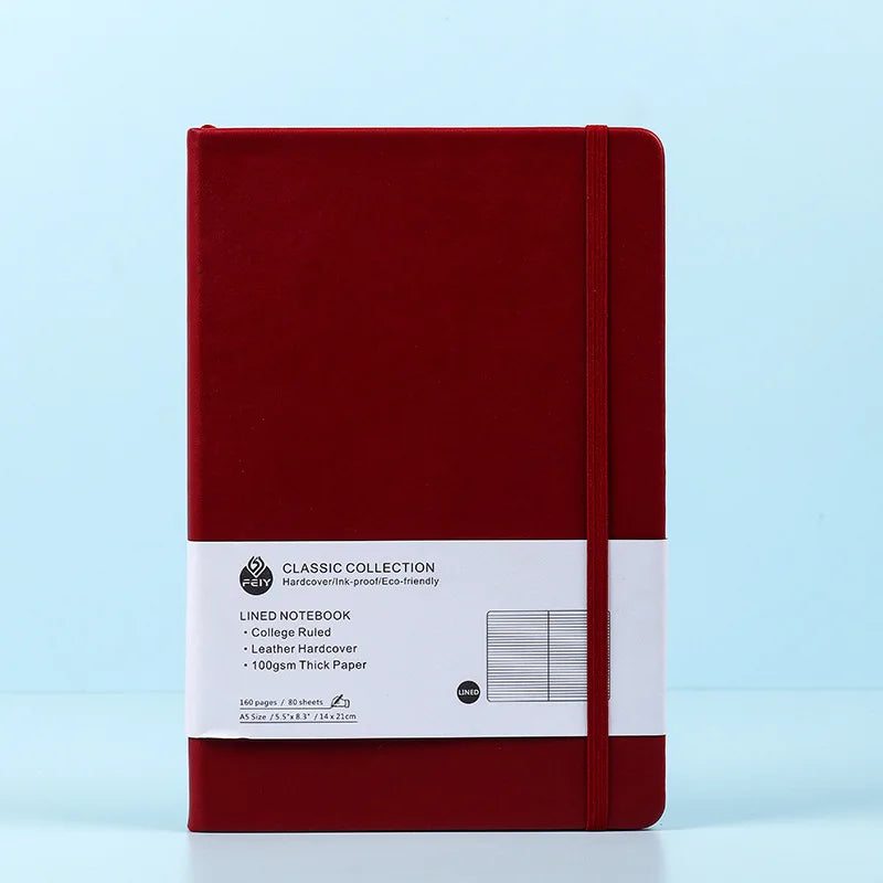 Custom Embossed PU Leather Notebooks | 1,000-Piece MOQ