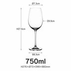 Vintage Crystal Wine Glasses: 500 MOQ, 14-Day Lead, LFGB Certified | Custom 500-1000ml Goblets