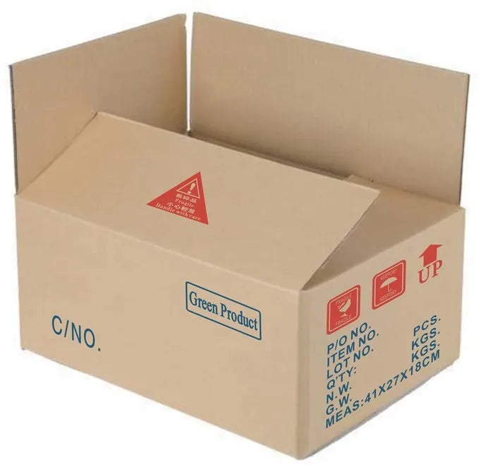 Custom 5-Ply Corrugated Shipping Box with Logo | 7-Day Lead Time for 10,000 Units