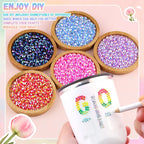 40 Color Resin Rhinestone Set 3mm | 14 Facets | DIY Nail Art Craft