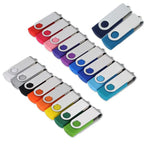 Custom USB Drive 4GB-128GB | 100 Pcs MOQ Swivel Promotional Flash Drive
