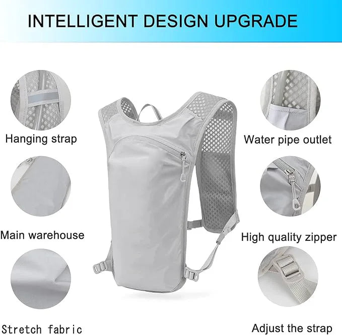 Custom Recycled Polyester Hydration Bag Pack | 3D Mesh Running Vest | Eco Friendly Custom Tote Bags Wholesale Sourcing
