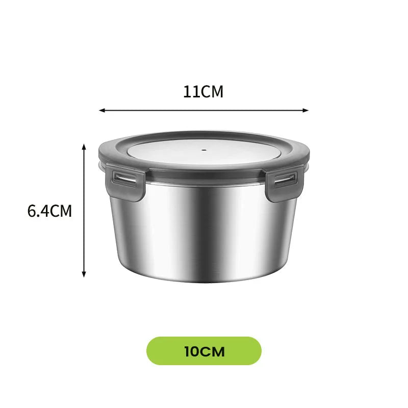 304/316 Stainless Steel Food Storage Container | 100 MOQ | Leak-Proof