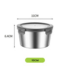 304/316 Stainless Steel Food Storage Container | 100 MOQ | Leak-Proof