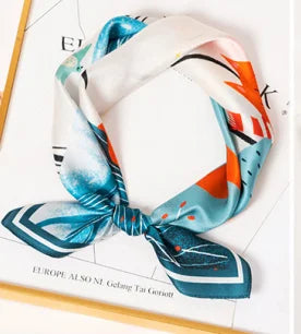 Double-sided Silk Twill Scarves | Hand-rolled Edge & 2025 SS Collection | Luxury Wholesale 1-Piece MOQ