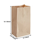 Custom Kraft Paper Bags 100% Recycled | Logo Printing | Restaurant Takeout
