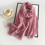 Wholesale Polyester Scarves: 105 Colors, 10-Day Lead, 90x180cm | Spring/Summer Women's Fashion