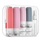 Silicone Travel Bottle Set | 90ml TSA Approved | 100 MOQ | Leak Proof