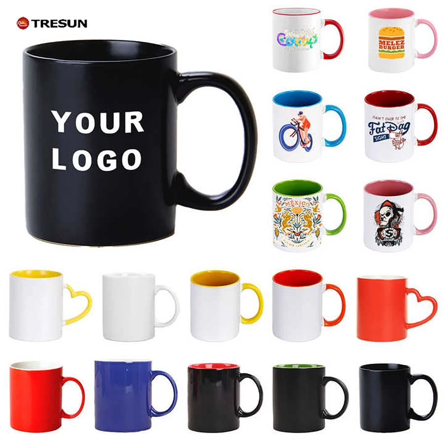 Custom Holiday Ceramic Mugs | 11oz White | 5,000 MOQ | 7-Day Lead