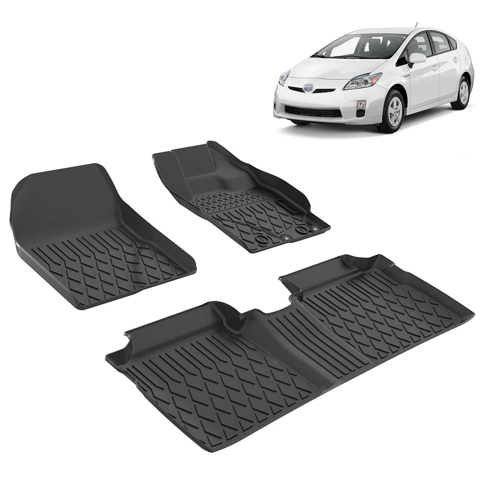 Custom Fit All Weather 3D TPE Floor Mat Set for Toyota Prius Alpha Harrier Prius 30 Crown
