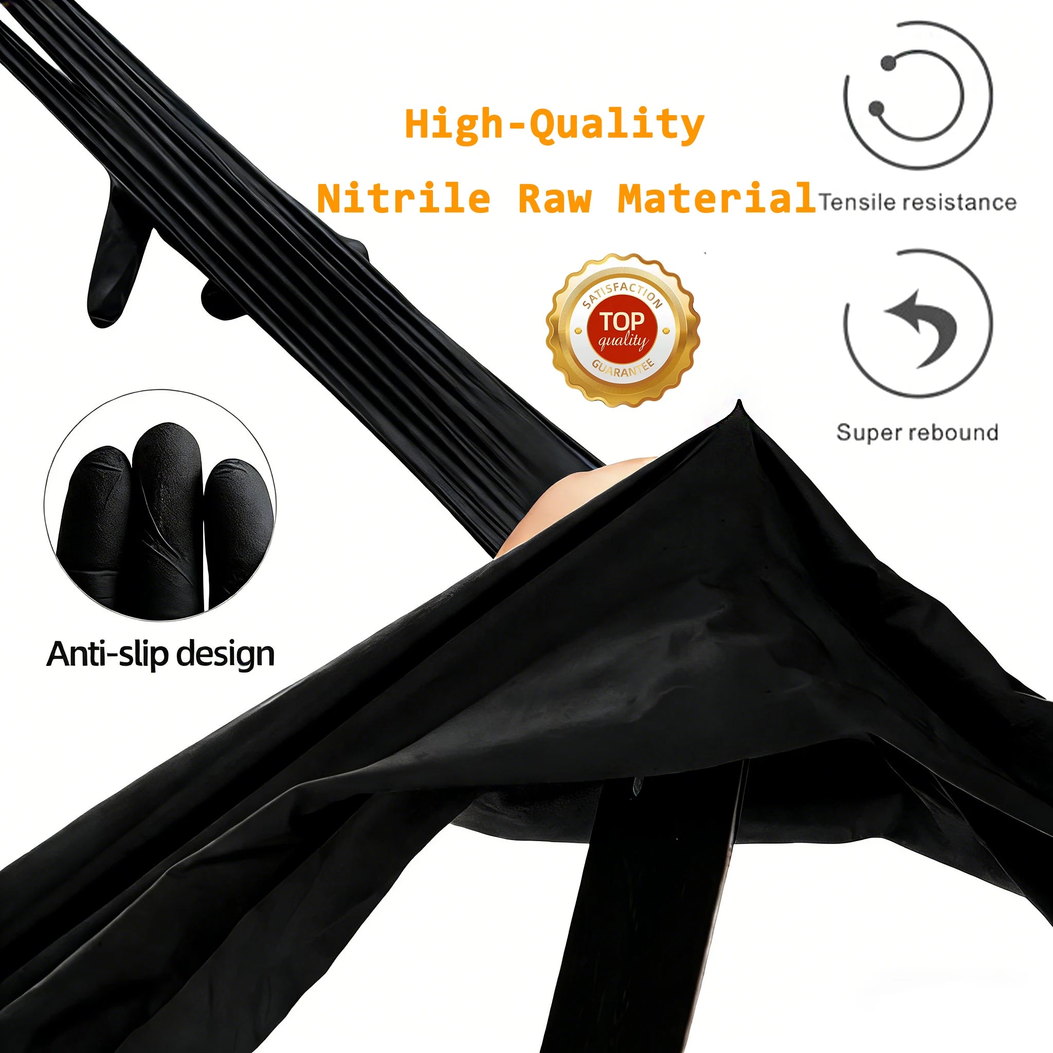 Custom Nitrile Disposable Gloves 10,000pcs MOQ | 510K FDA, CE, Powder-Free, 3-6mil for Medical Food