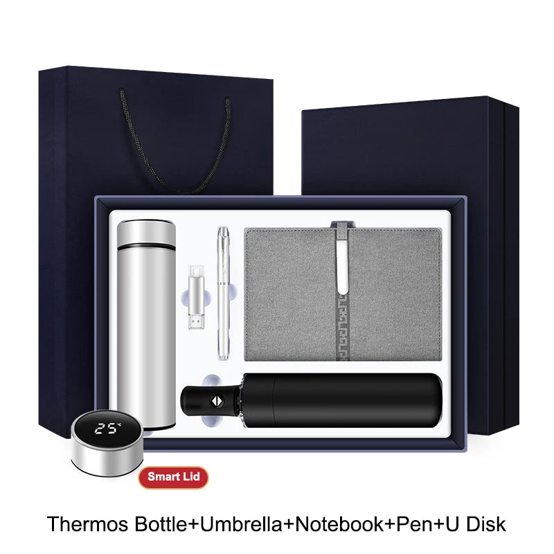Custom Corporate Executive Gift Set with Logo - The Ultimate Welcome Bundle