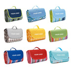 Custom Extra Large Waterproof Sand Free Picnic Blanket with Logo