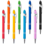 Custom Metal Ballpoint Pens with Logo | 10 MOQ Laser Engraving Stylus