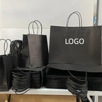 Custom Kraft Paper Bags with Logo – 1,000 MOQ, 33-40 Day Lead
