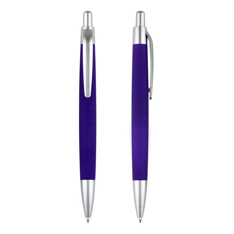 Custom Rubber Coated Pen 1.0mm | Orange Promotional Pen | 50pc MOQ