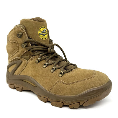 Custom Steel Toe Safety Boots Wholesale | Non-slip PU Rubber Sole Work Shoes