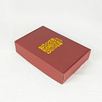 Custom Corrugated Mailer Boxes | 500 MOQ | 9-Day Lead | Gold Foil