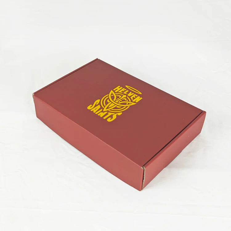 Custom Corrugated Mailer Boxes | 500 MOQ | 9-Day Lead | Gold Foil