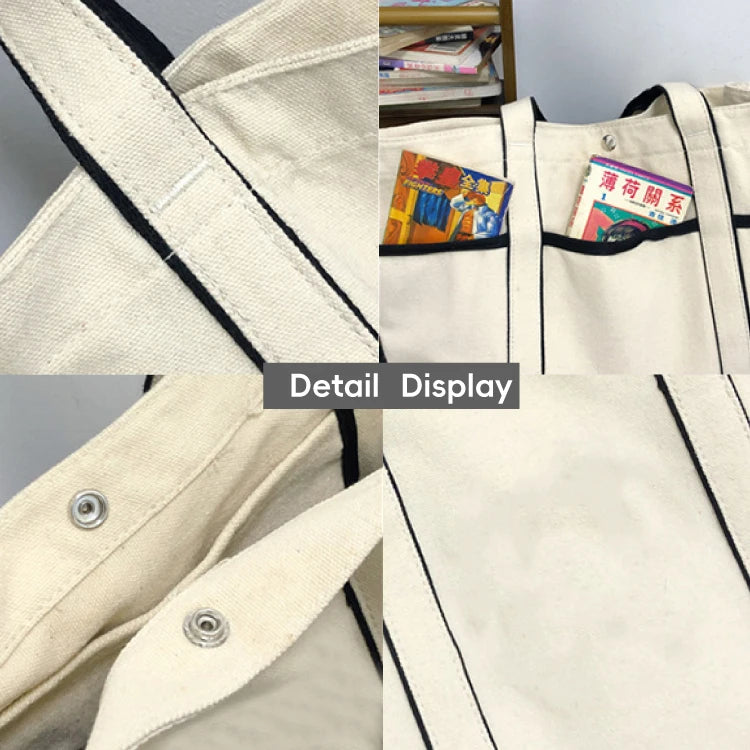 Custom Canvas Tote Bags with Logo – 100 MOQ, $1/Logo, 21-Day Lead