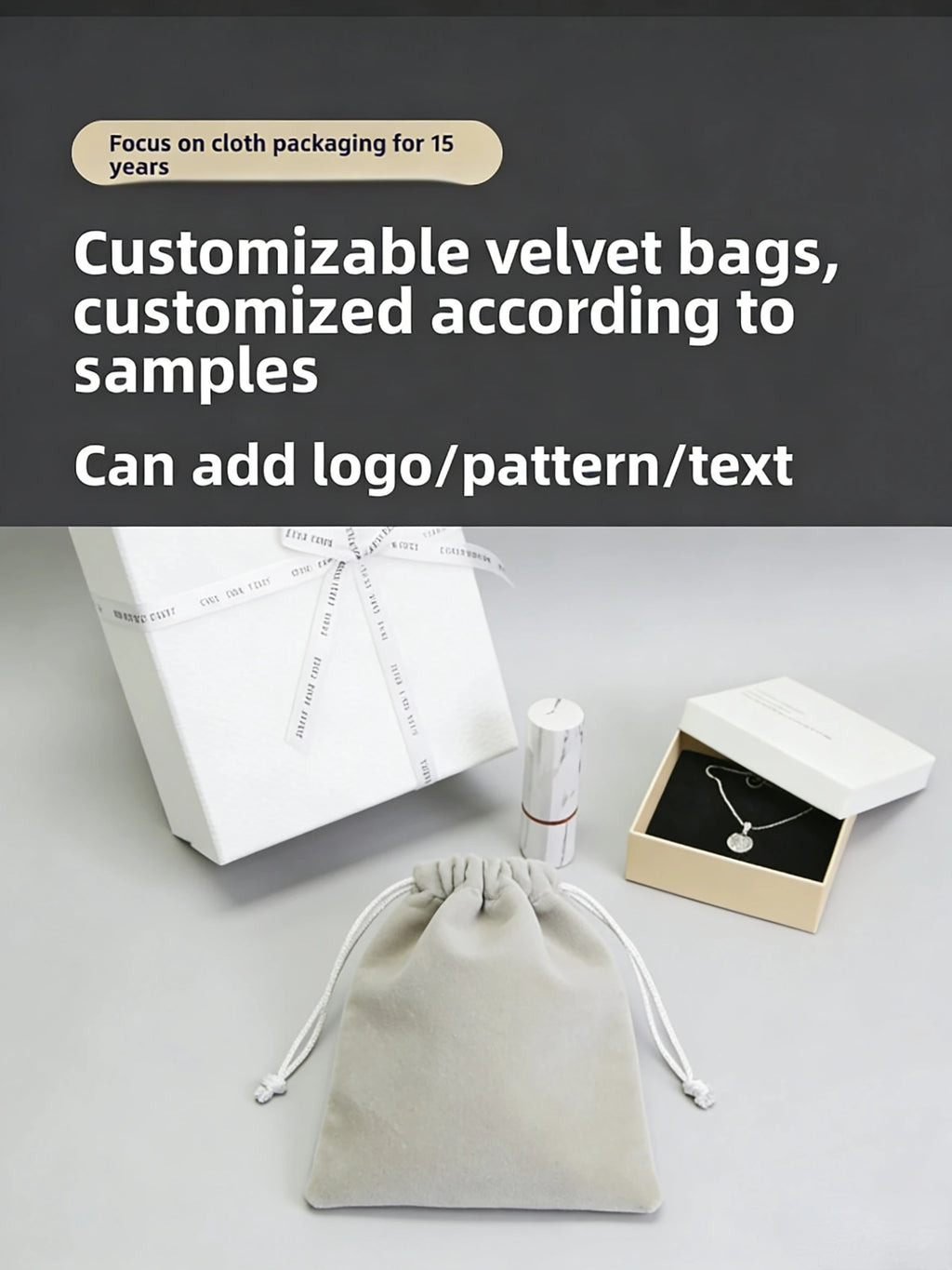 Custom Velvet Drawstring Jewelry Bags | 0.005kg Storage with Stamping