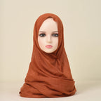 Polyester Silk Satin Hijab | 107x180cm | 24 Colors | Wholesale | Custom Packaging