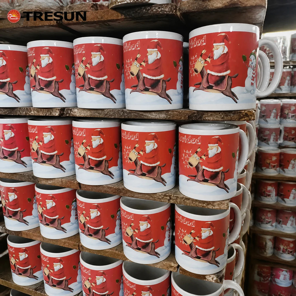 Custom Christmas Mugs 50 pcs | CE Certified