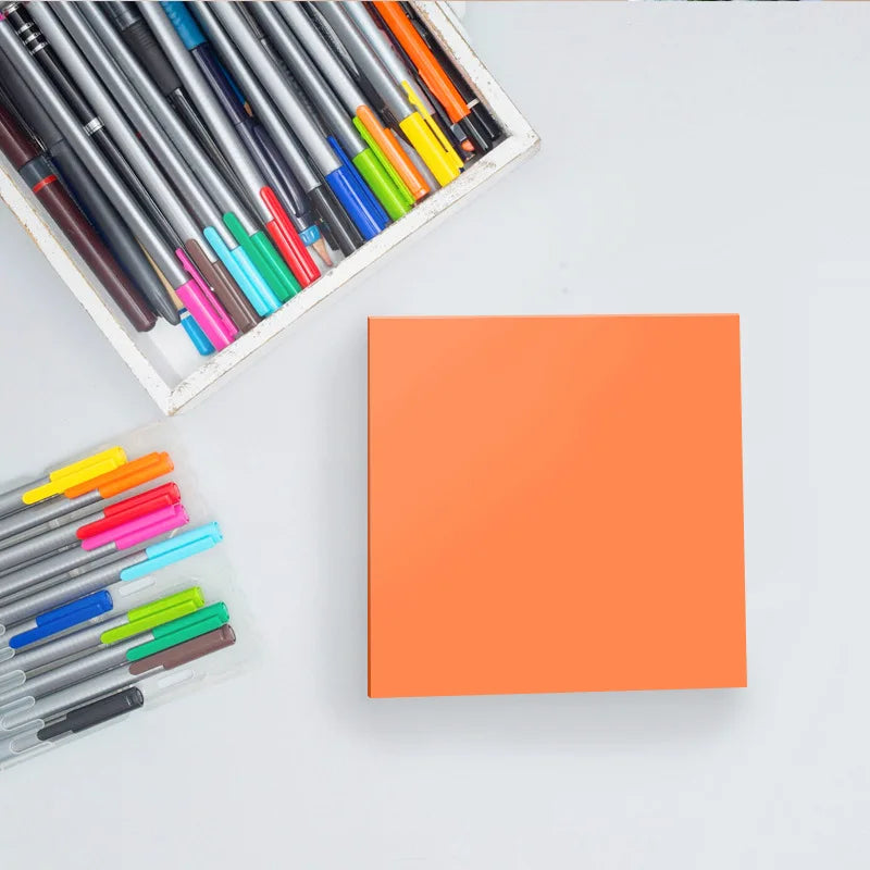 Custom 3x3 Sticky Note Pads: 100 Sheets, 8 Colors, Digital/Silk Screen Print, Repositionable