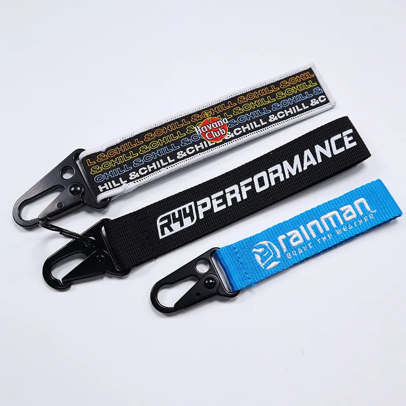 Custom Woven Keychains | UV Printed Promotional Keyrings