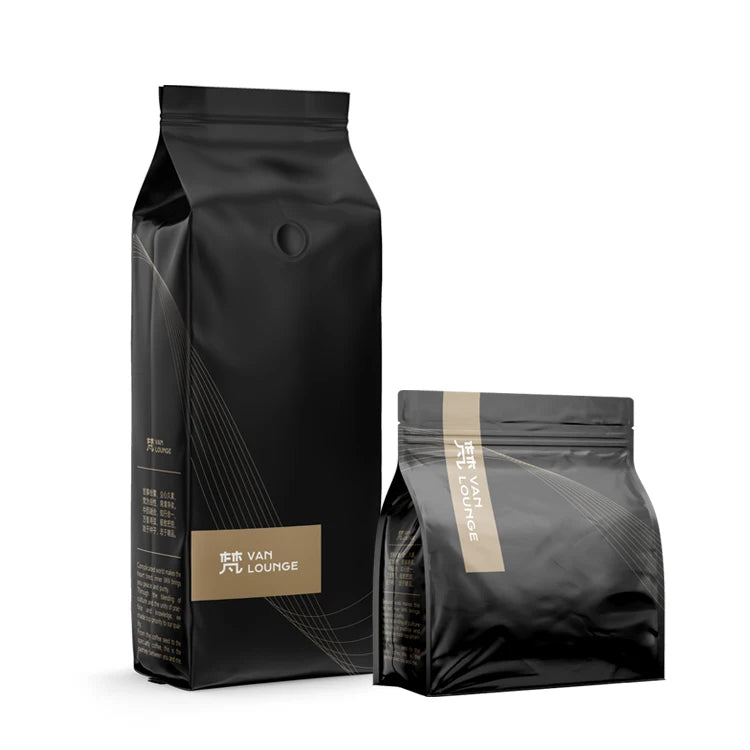 Biodegradable Coffee Pouch | Aluminum Foil Stand-Up Bag with Valve