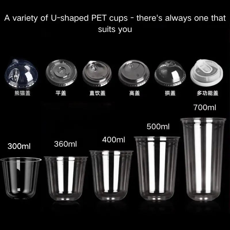 Custom Logo Takeaway Plastic Cups | Bulk MOQ 5000