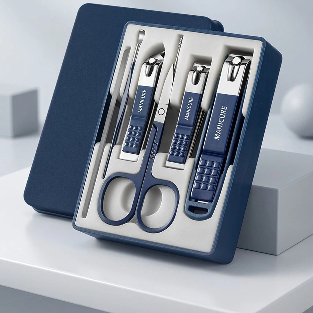 Custom Stainless Steel Manicure Set | 200-Piece MOQ | $0.24/Logo