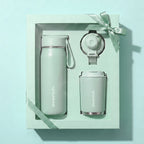 Insulated Water Bottle Set with Logo | 18/8 Steel | 12-24 Hour Insulation
